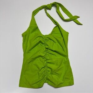 DKNY Lime Green Halter Camisole